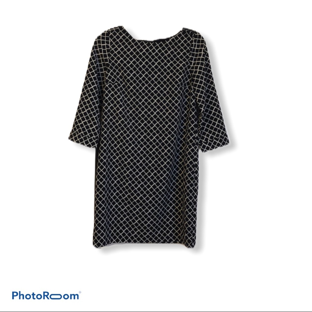 The Limited Black and White Dress